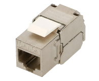 ExtraLink  Moduł keystone port RJ45 STP 6a (srebrna) - 1323222 - zdjęcie 1